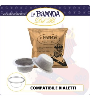 Bevanda Del Rè BIALETTI ALLUMINIO Cioccolato 50 Pz