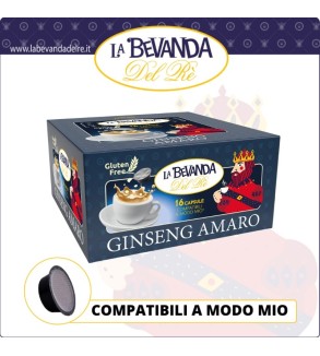 La Bevanda Del Rè A MODO MIO Ginseng Amaro 16 Pz