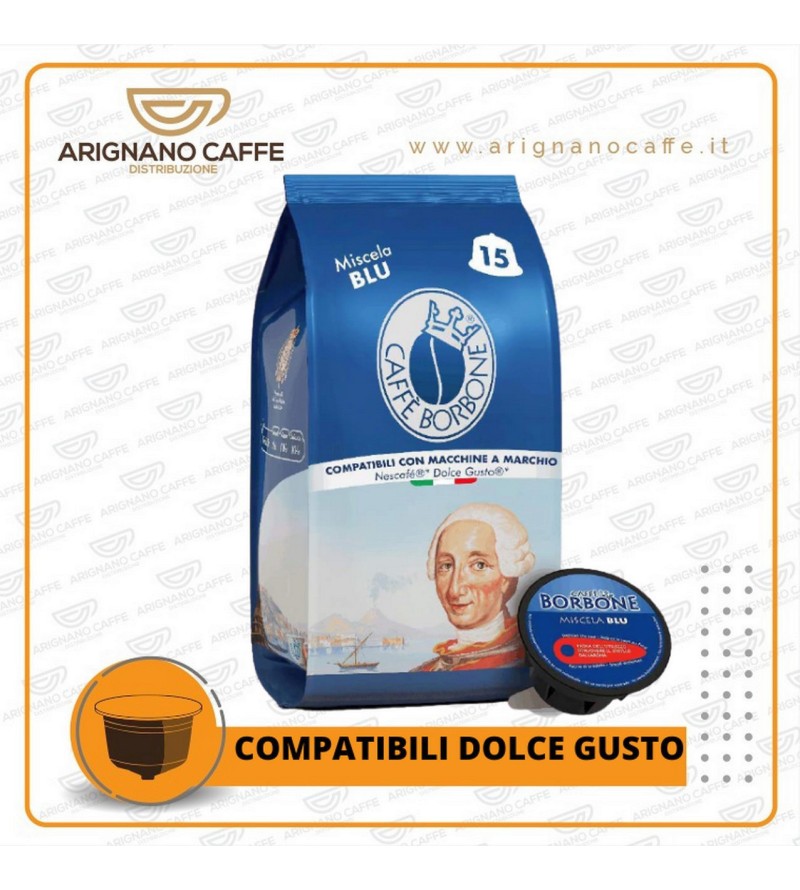 CAFFE' BORBONE 90 CAPSULE MISCELA BLU