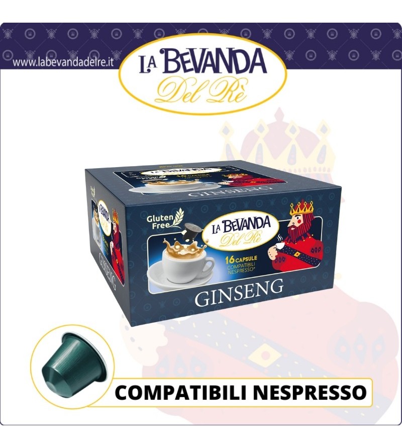 La Bevanda Del Rè NESPRESSO Ginseng 16 Pz