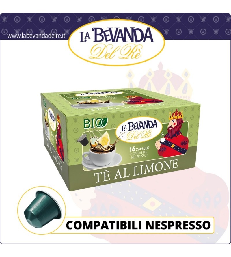 La Bevanda Del Rè NESPRESSO Thè Limone 16 Pz