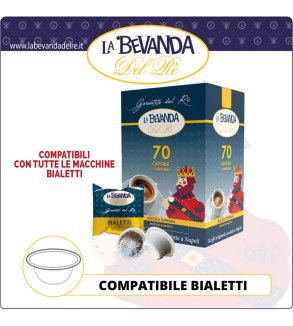 La Bevanda Del Rè BIALETTI ALLUMINIO 70 Pz SUPREMA