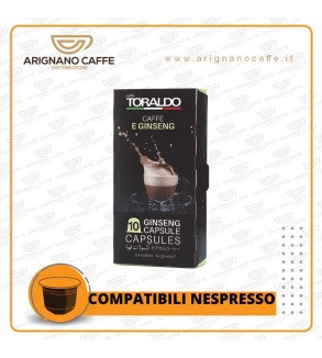 TORALDO NESPRESSO CAFFÈ E GINSENG 10 PZ