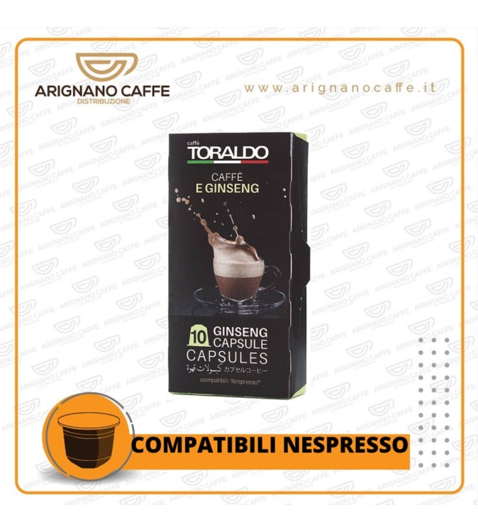 TORALDO NESPRESSO CAFFÈ E GINSENG 10 PZ