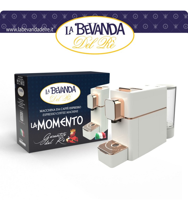 Macchina a Capsule IL MOMENTO WHITE + 300 Capsule