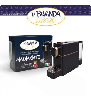 Macchina a Capsule IL MOMENTO BLACK + 300 Capsule